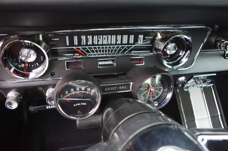 Close up of dashboard 