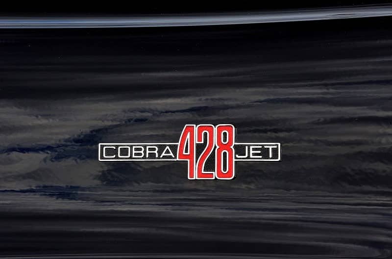 Close up of Cobra Jet 428 badge