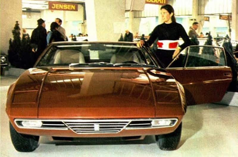 DeTomaso Zonda Concept at Geneva Motor Show in early 1971