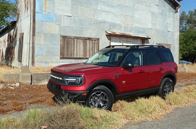 Red Ford Bronco Sport