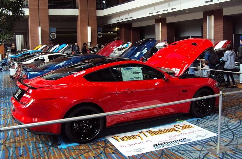VICTORY 7 MUSTANG CLUB DRAWS CROWD AT RICHMOND AUTO SHOW