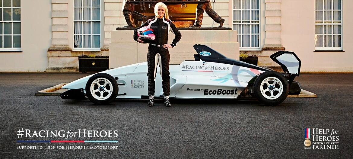 Racingforheroes Driver Jessica Hawkins To Contest Msa Formula