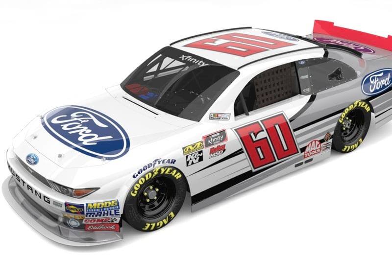 No 60 Mustang 2018 Scheme Roush Fenway Racing Debuts 2018 Scheme For No 60 Ford Development Team