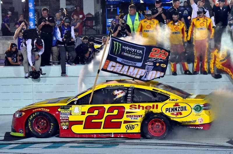 Ford And Joey Logano Win Nascar Cup Series Driver And