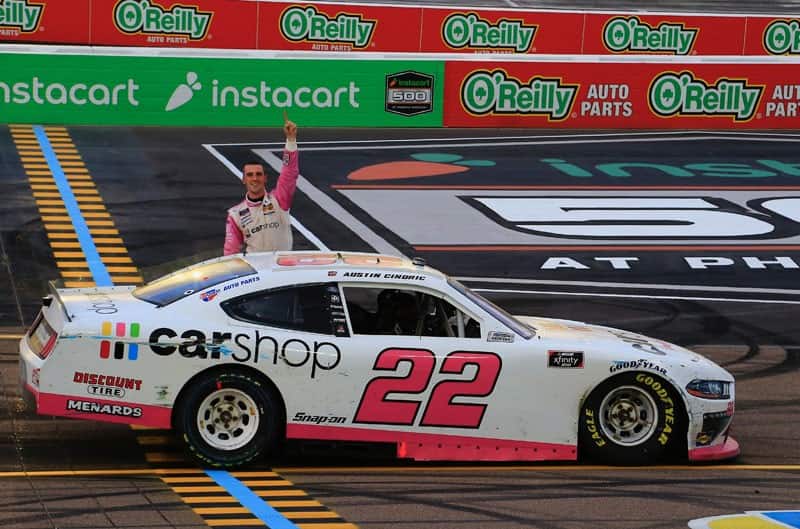Austin Cindric Wins Phoenix Xfinity Race
