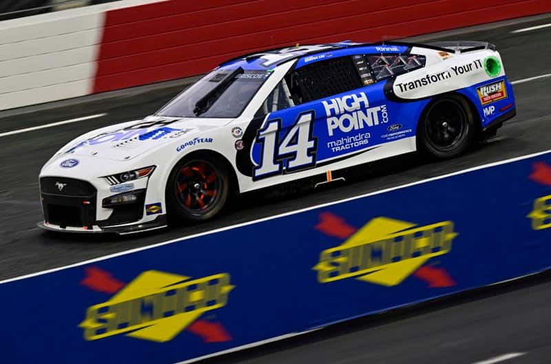 Chase Briscoe Mustang on the track